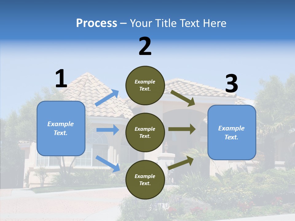Outside Flowers Nice PowerPoint Template