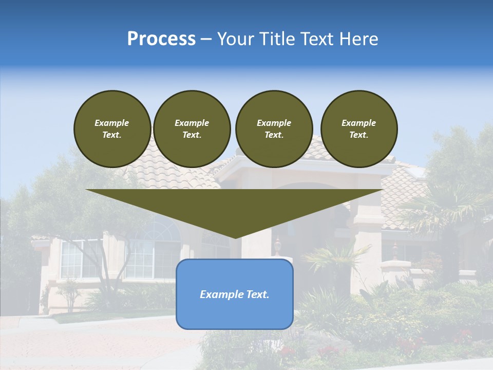 Outside Flowers Nice PowerPoint Template