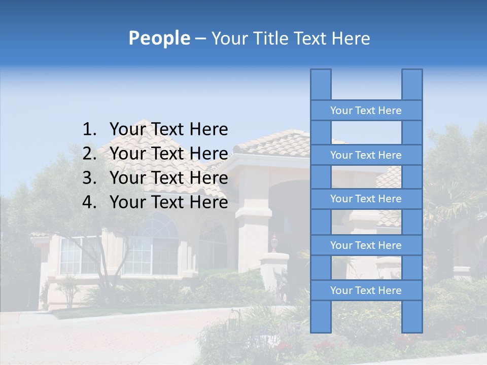 Outside Flowers Nice PowerPoint Template