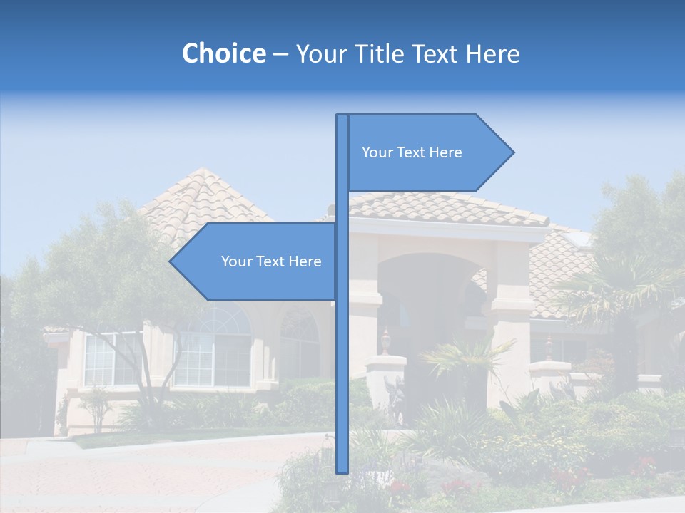 Outside Flowers Nice PowerPoint Template