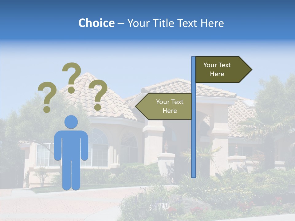 Outside Flowers Nice PowerPoint Template