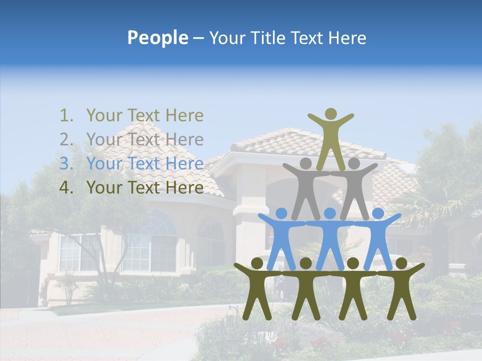 Outside Flowers Nice PowerPoint Template