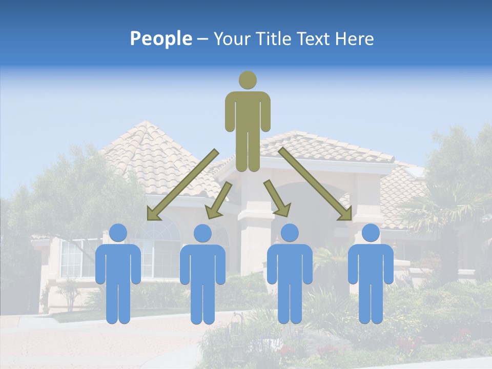 Outside Flowers Nice PowerPoint Template