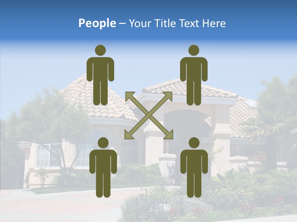 Outside Flowers Nice PowerPoint Template