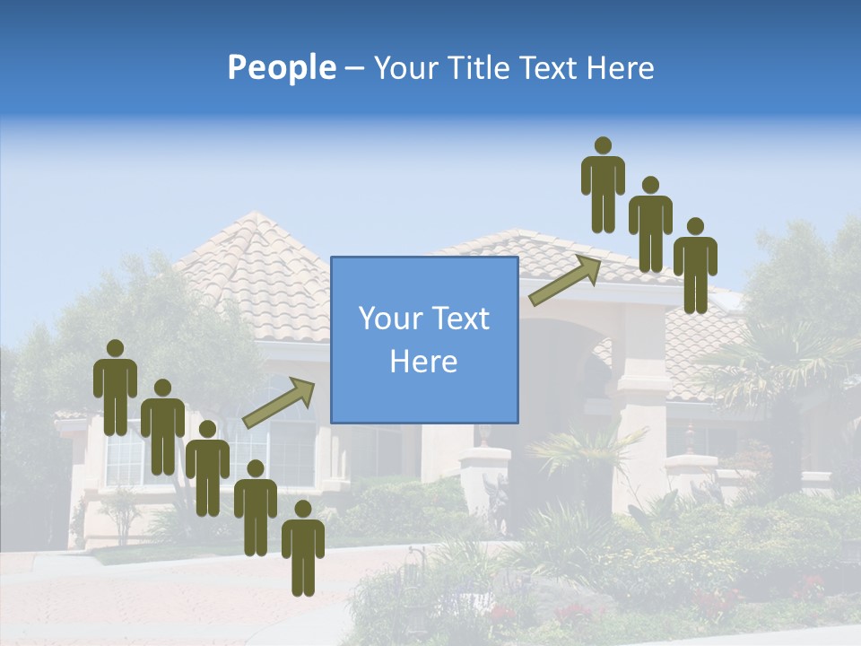 Outside Flowers Nice PowerPoint Template