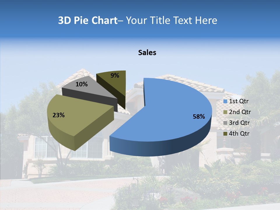 Outside Flowers Nice PowerPoint Template