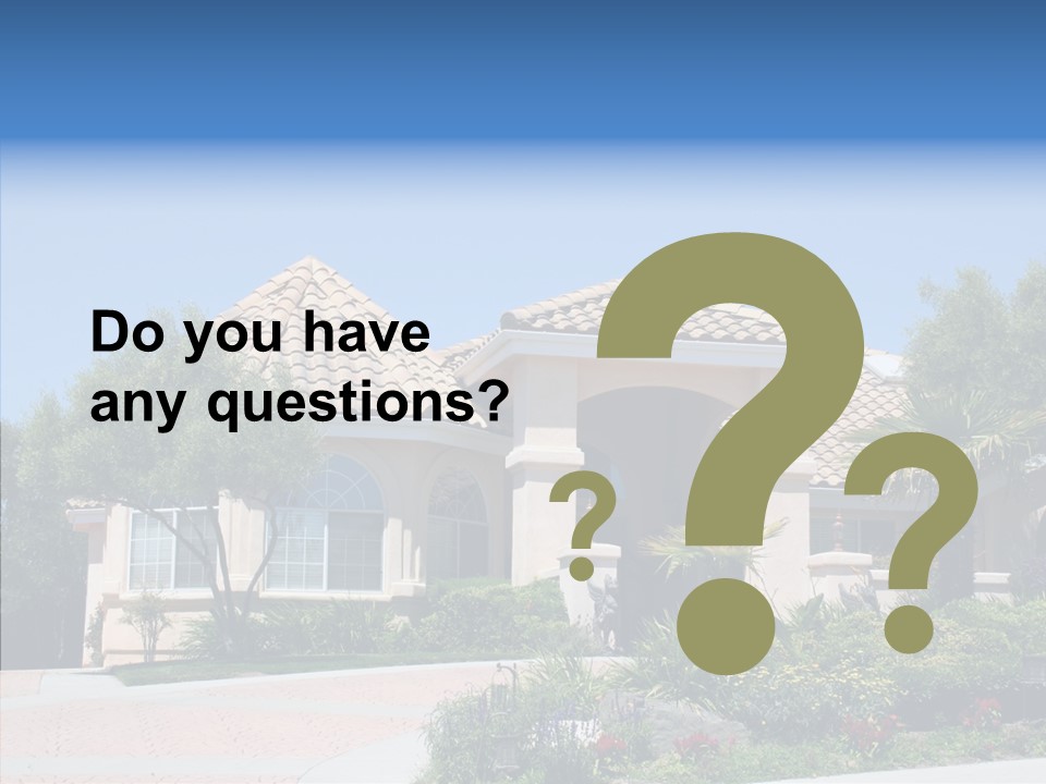 Outside Flowers Nice PowerPoint Template