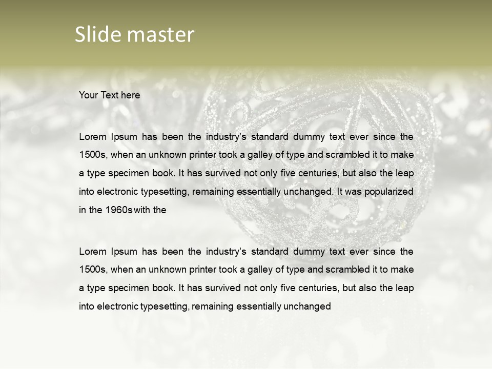 Celebrate December Decorated PowerPoint Template