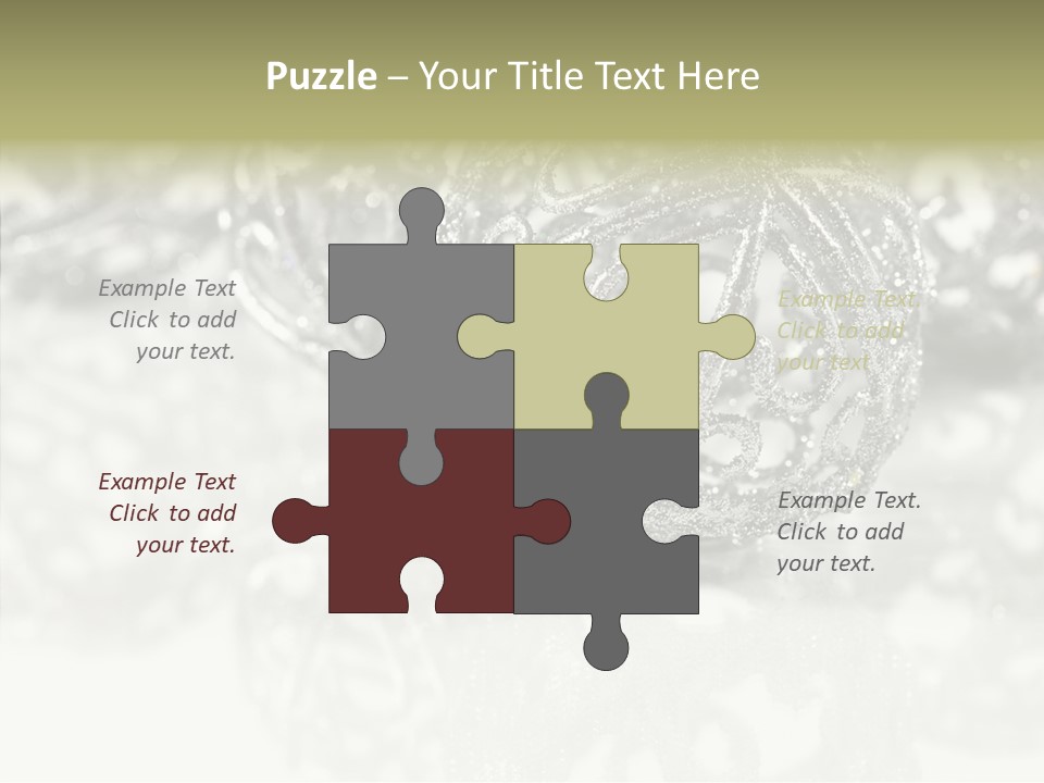 Celebrate December Decorated PowerPoint Template