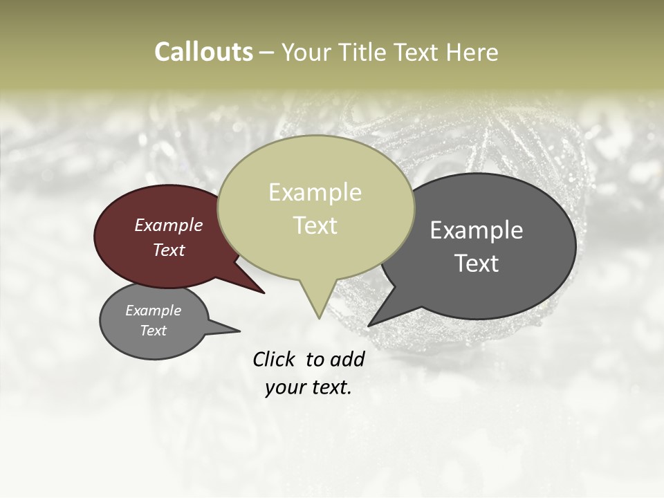 Celebrate December Decorated PowerPoint Template