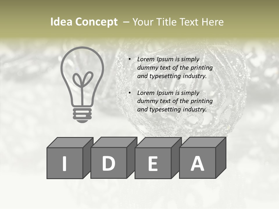 Celebrate December Decorated PowerPoint Template