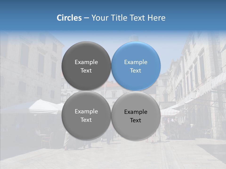 Croatia Brown Center PowerPoint Template
