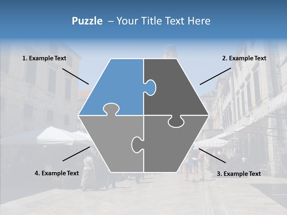 Croatia Brown Center PowerPoint Template