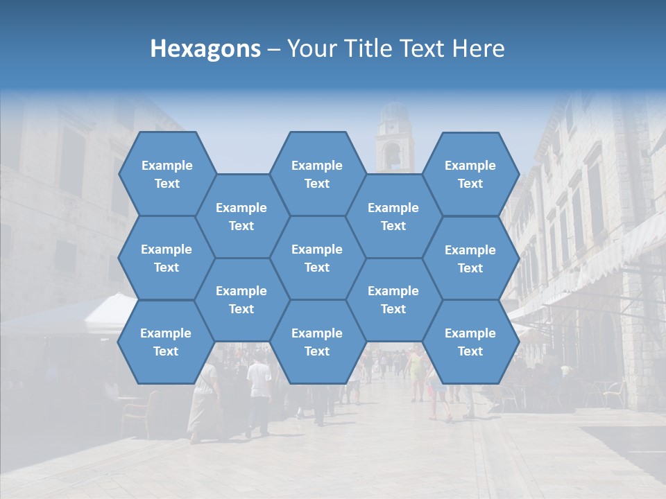 Croatia Brown Center PowerPoint Template