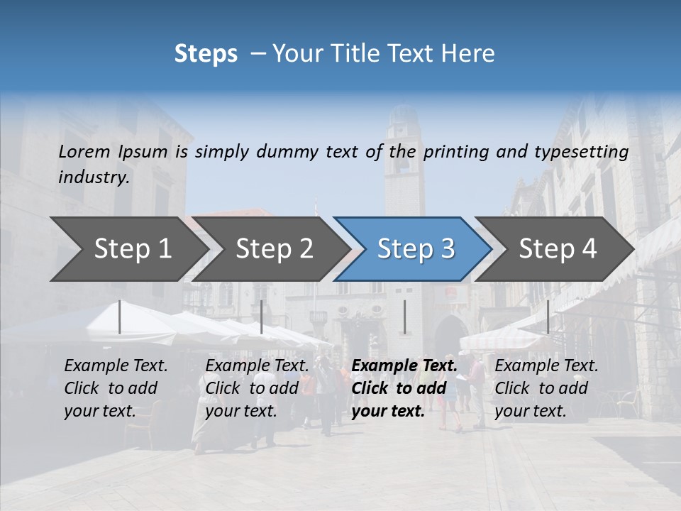 Croatia Brown Center PowerPoint Template