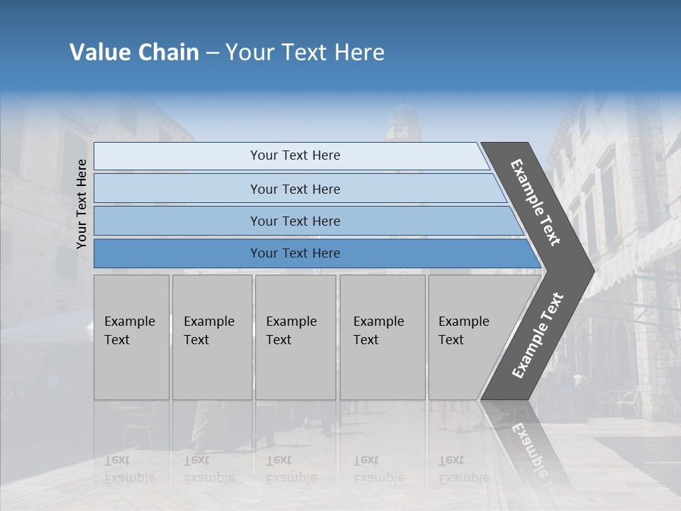 Croatia Brown Center PowerPoint Template