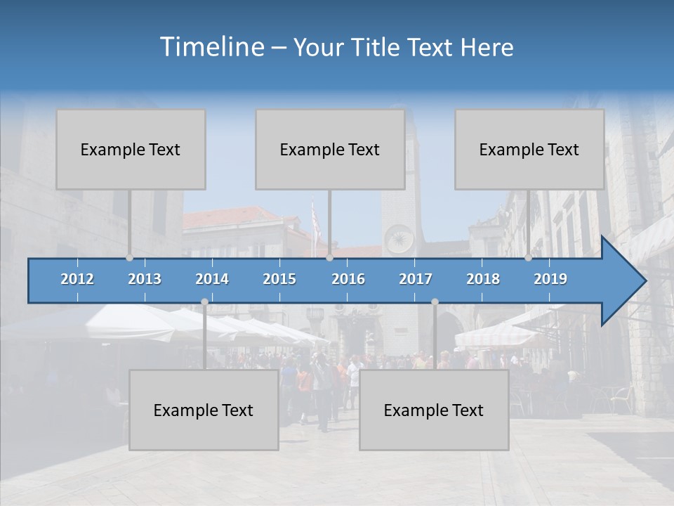 Croatia Brown Center PowerPoint Template