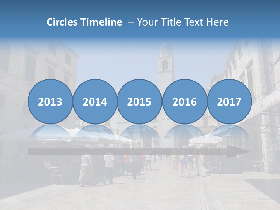 Croatia Brown Center PowerPoint Template