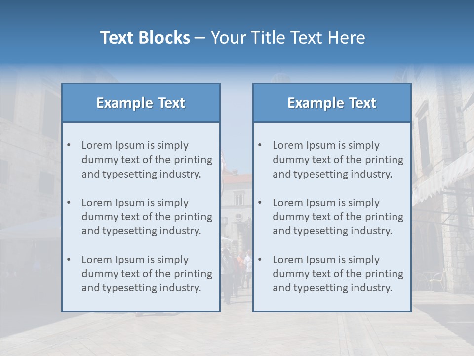 Croatia Brown Center PowerPoint Template