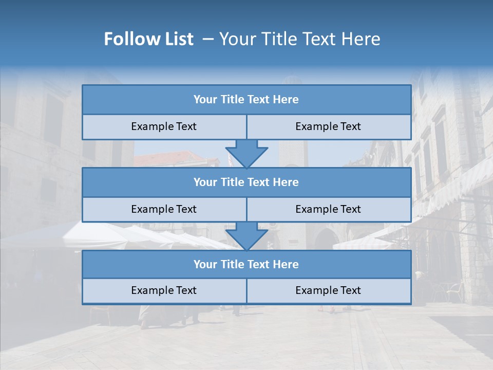 Croatia Brown Center PowerPoint Template