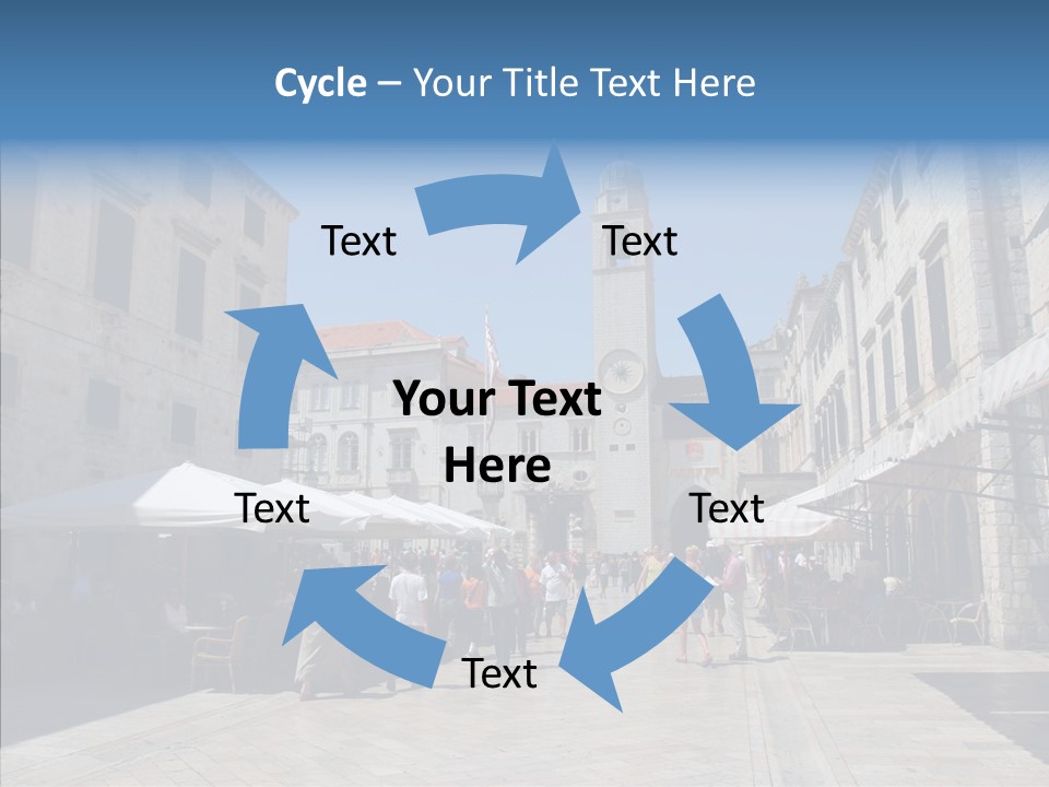 Croatia Brown Center PowerPoint Template