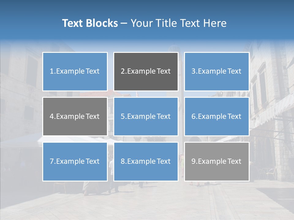 Croatia Brown Center PowerPoint Template