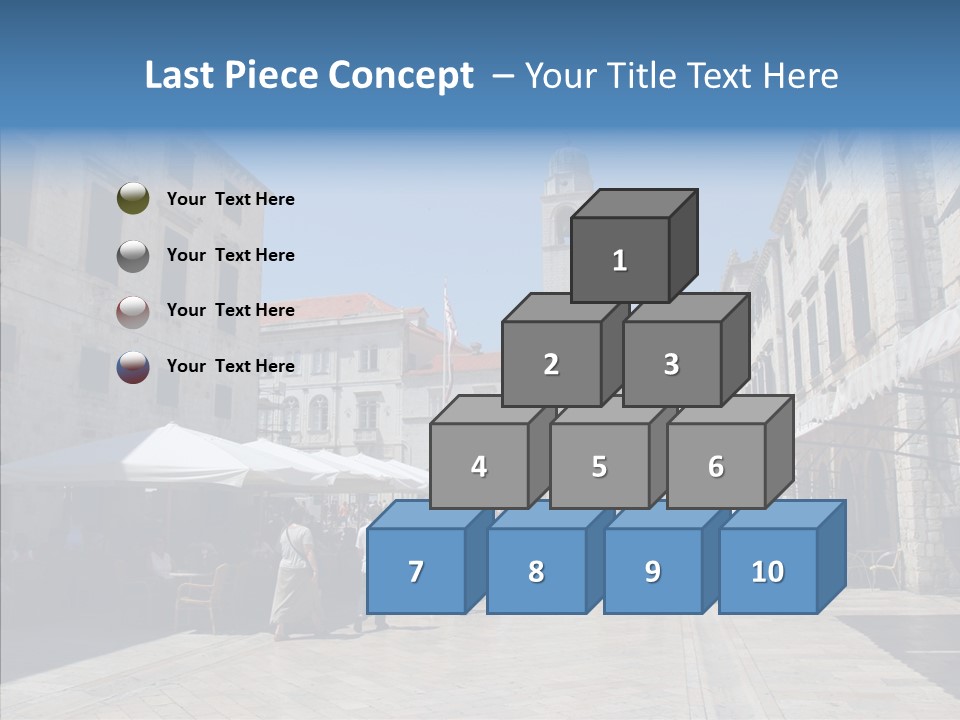 Croatia Brown Center PowerPoint Template