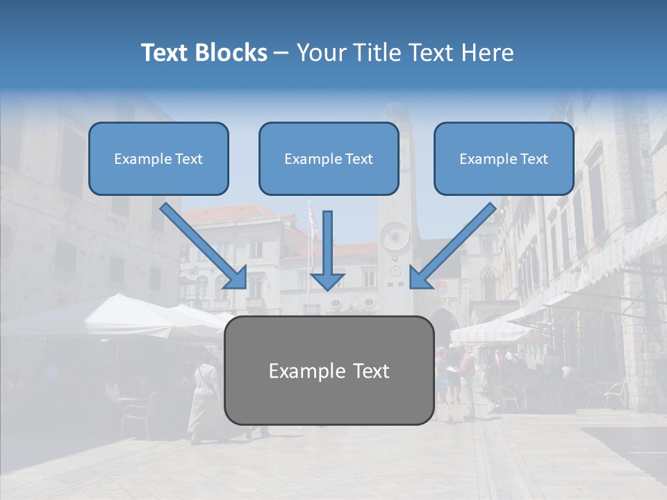 Croatia Brown Center PowerPoint Template