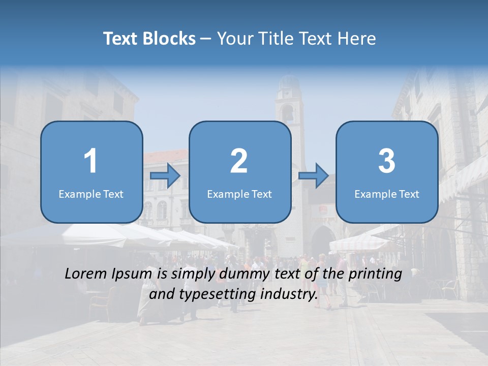 Croatia Brown Center PowerPoint Template
