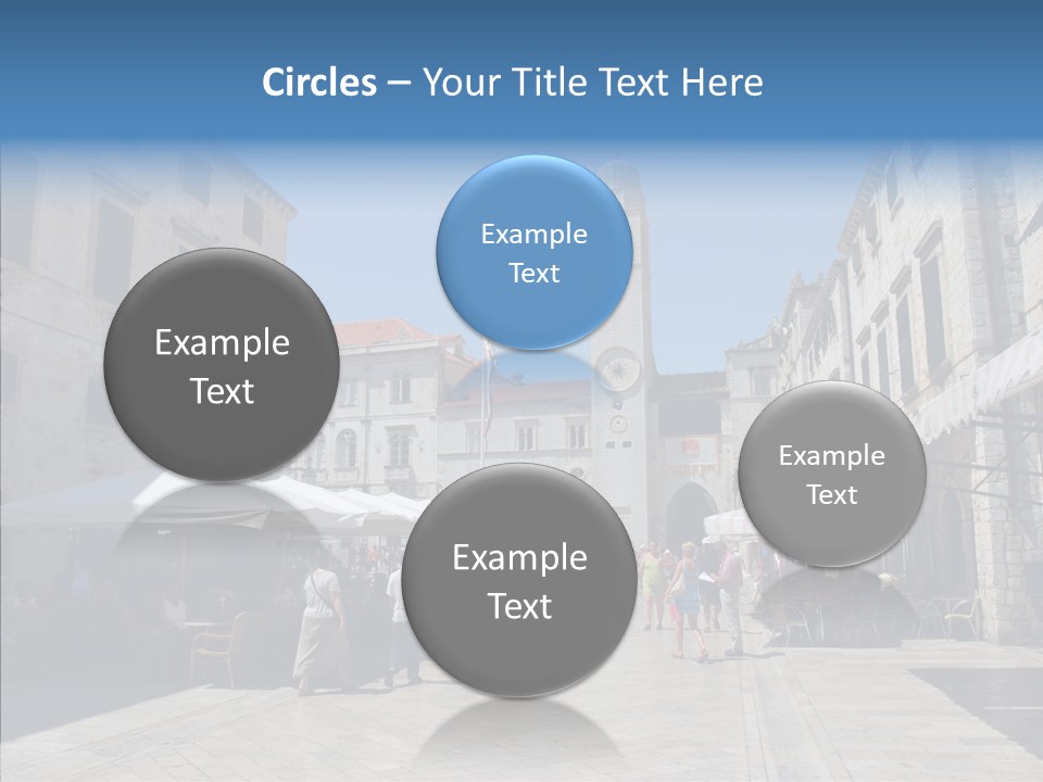 Croatia Brown Center PowerPoint Template