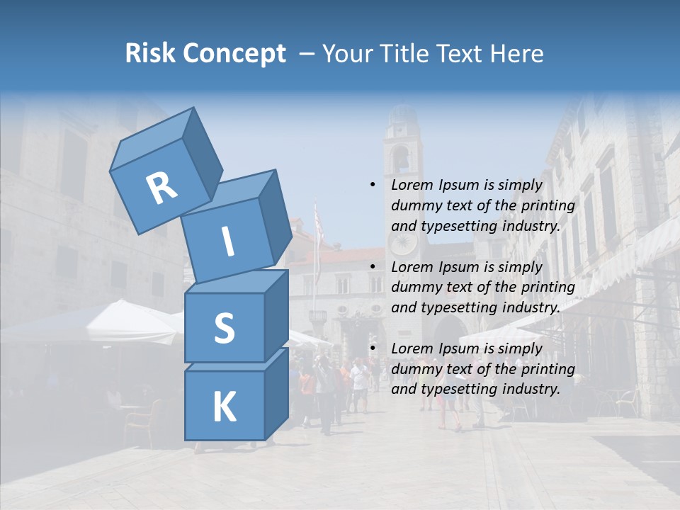 Croatia Brown Center PowerPoint Template