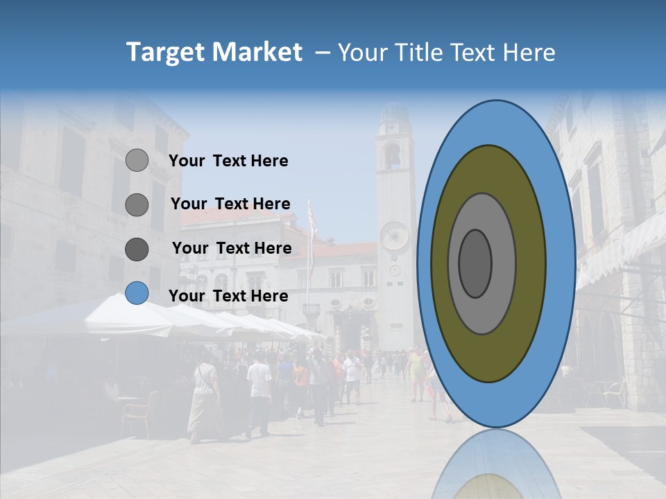 Croatia Brown Center PowerPoint Template