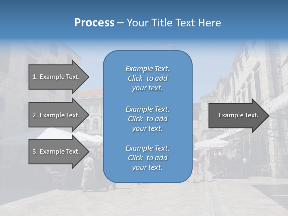 Croatia Brown Center PowerPoint Template