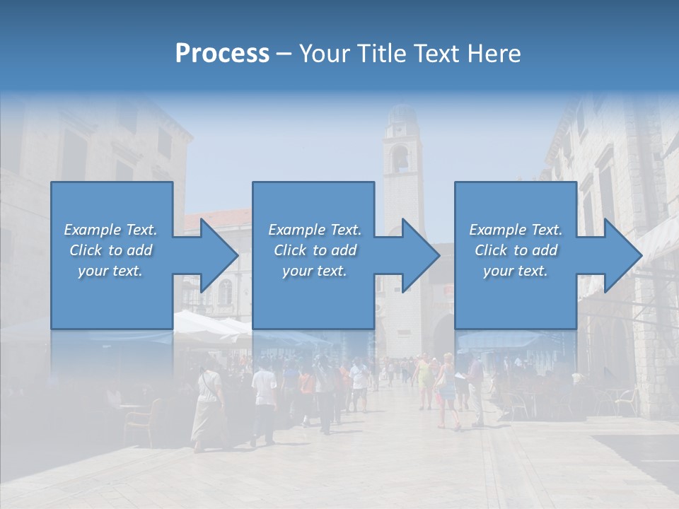 Croatia Brown Center PowerPoint Template