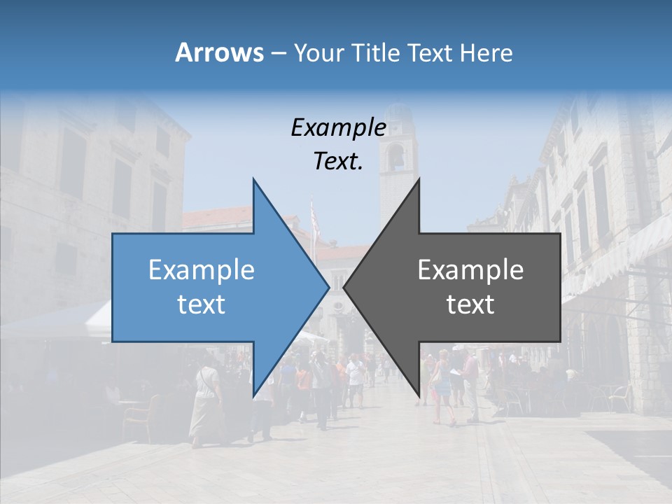 Croatia Brown Center PowerPoint Template