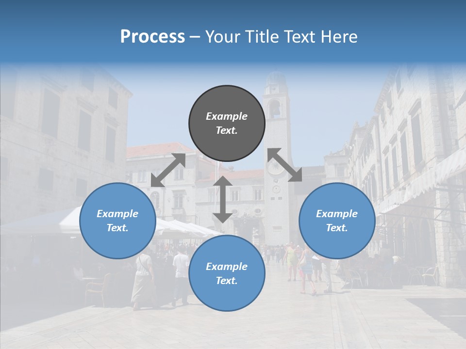 Croatia Brown Center PowerPoint Template