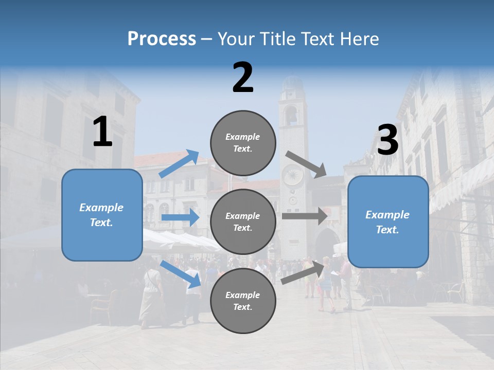 Croatia Brown Center PowerPoint Template