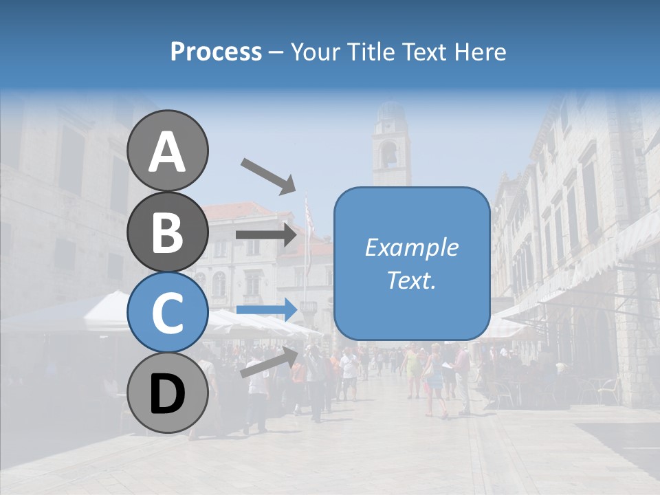 Croatia Brown Center PowerPoint Template