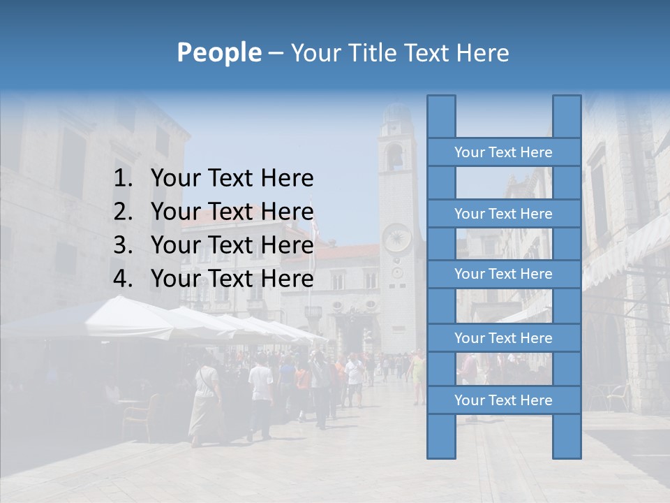 Croatia Brown Center PowerPoint Template