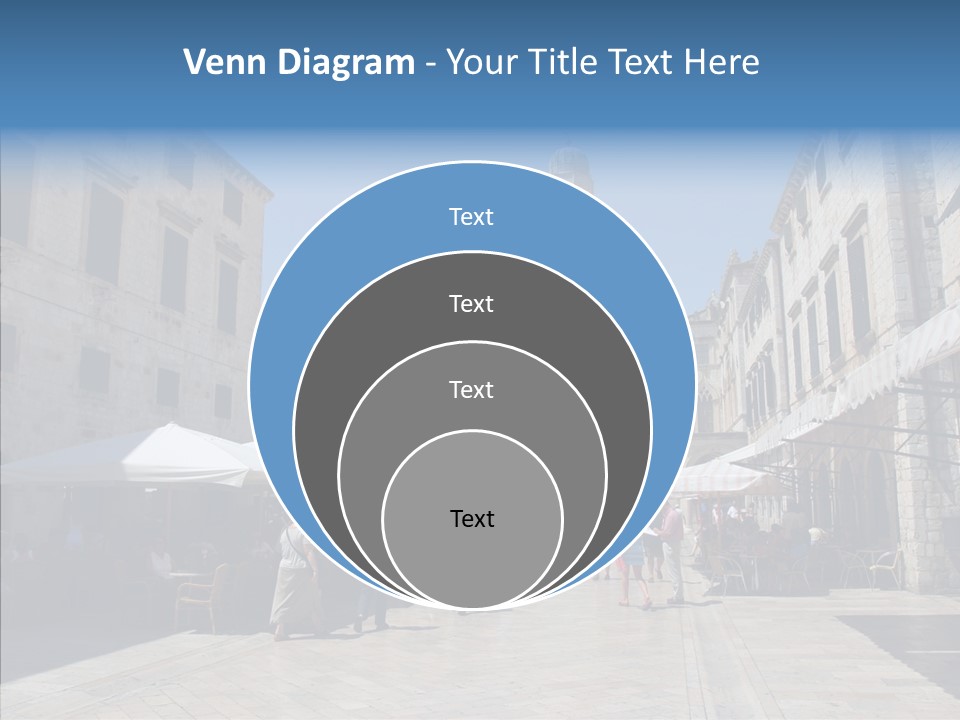 Croatia Brown Center PowerPoint Template