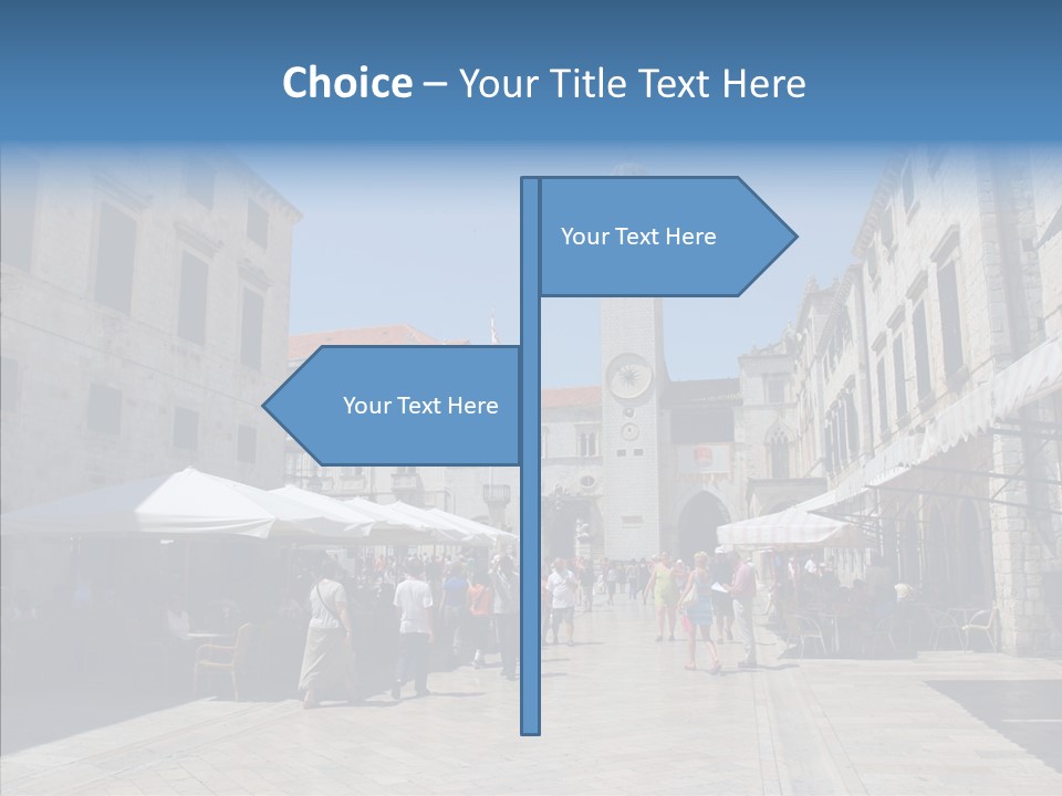 Croatia Brown Center PowerPoint Template