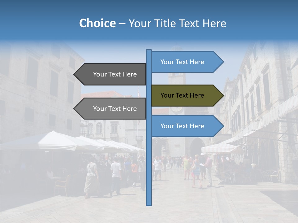 Croatia Brown Center PowerPoint Template