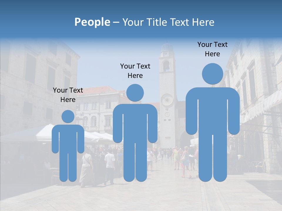 Croatia Brown Center PowerPoint Template