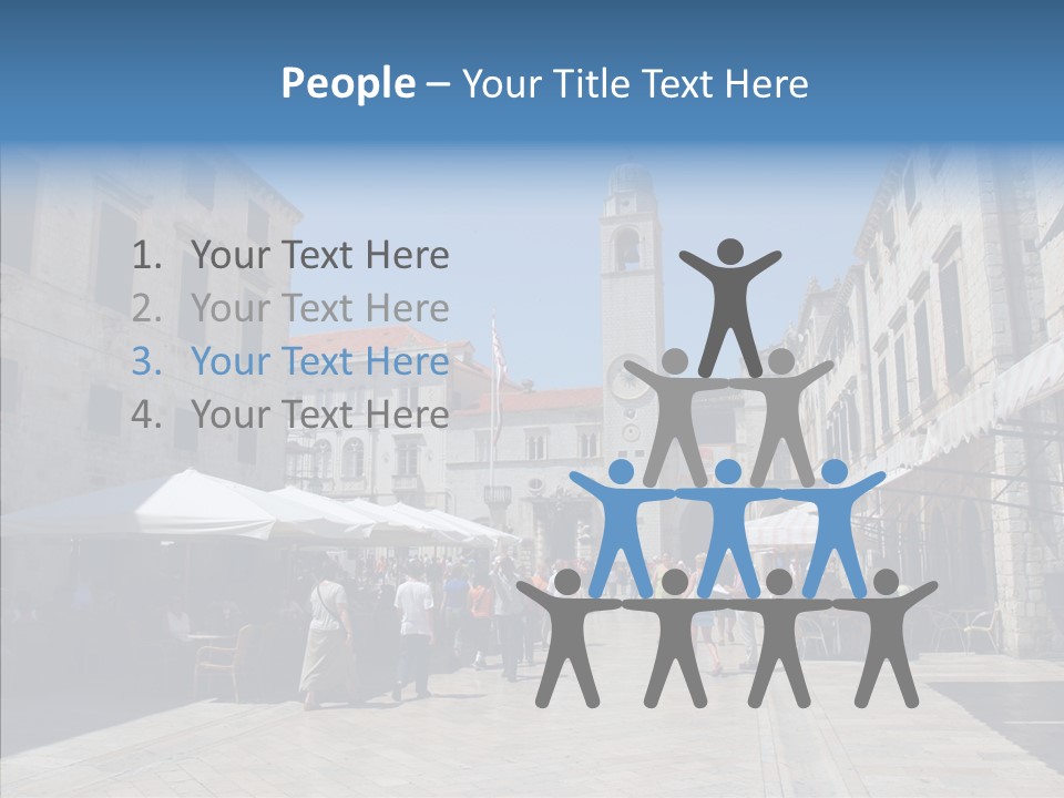 Croatia Brown Center PowerPoint Template