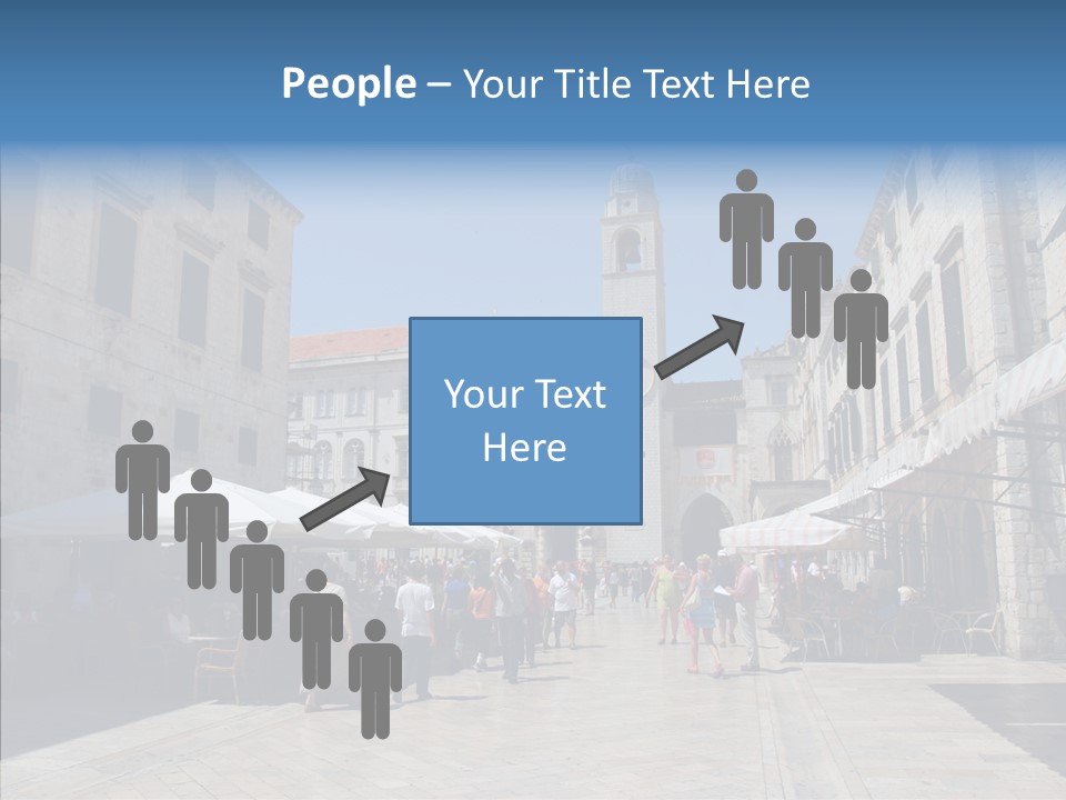 Croatia Brown Center PowerPoint Template