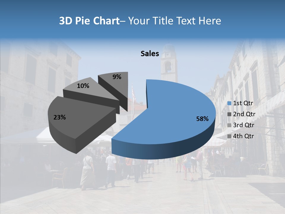 Croatia Brown Center PowerPoint Template
