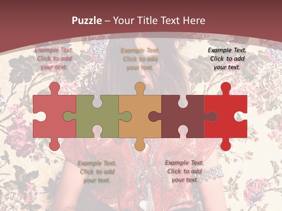 Ring Lips Y PowerPoint Template
