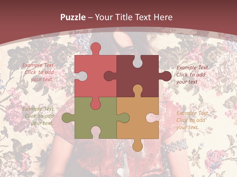 Ring Lips Y PowerPoint Template