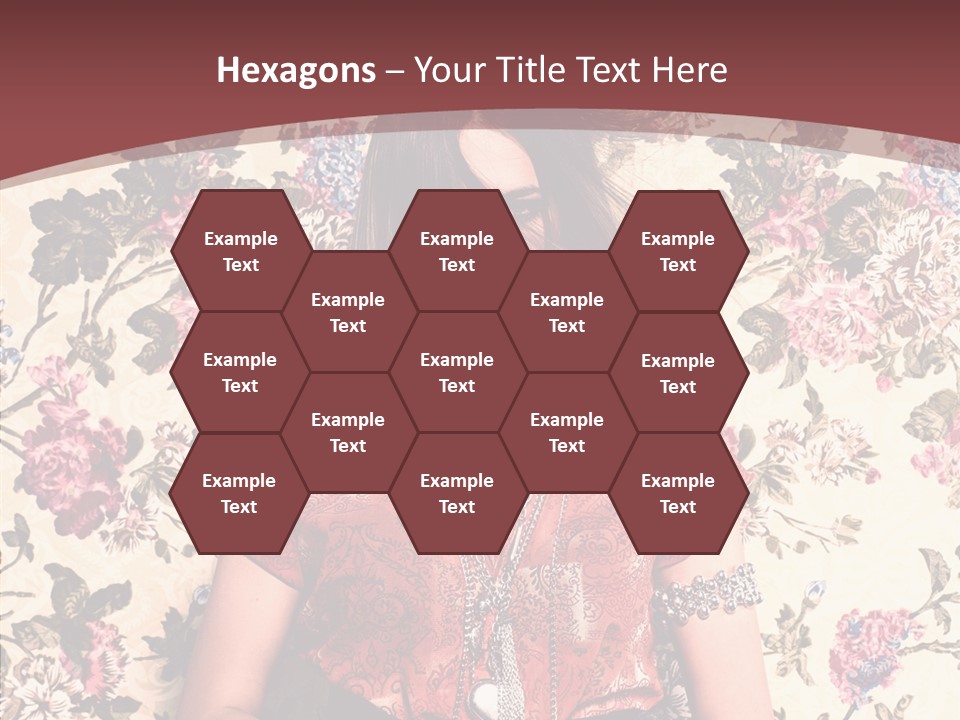 Ring Lips Y PowerPoint Template