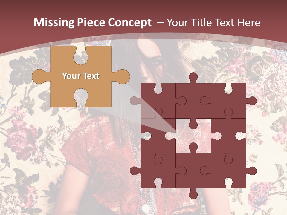 Ring Lips Y PowerPoint Template